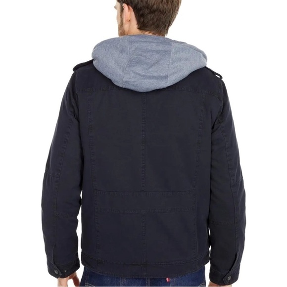 Levi’s Black Utility Jacket Large - Picture 5 of 11